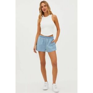 Beach Riot Tia Short Denim Daze